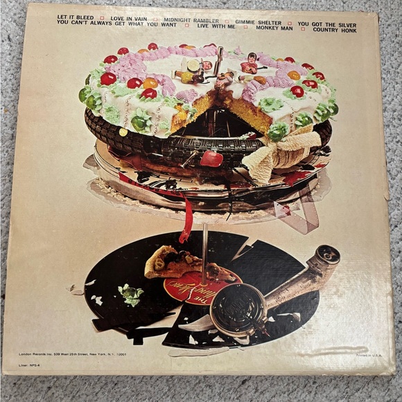 Rolling Stones 'Let It Bleed' Vinyl Record - Picture 2 of 3